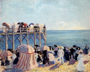 La plage et la jetée de Trouville Raoul Dufy
