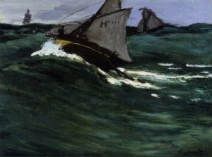 La vague verte de Claude Monet
