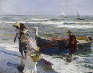 Retour de la pêche par Joaquín Sorolla