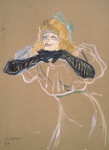 Yvette Guilbert par Toulouse-Lautrec