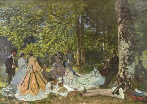 claude monet le déjeuner sur l'herbe