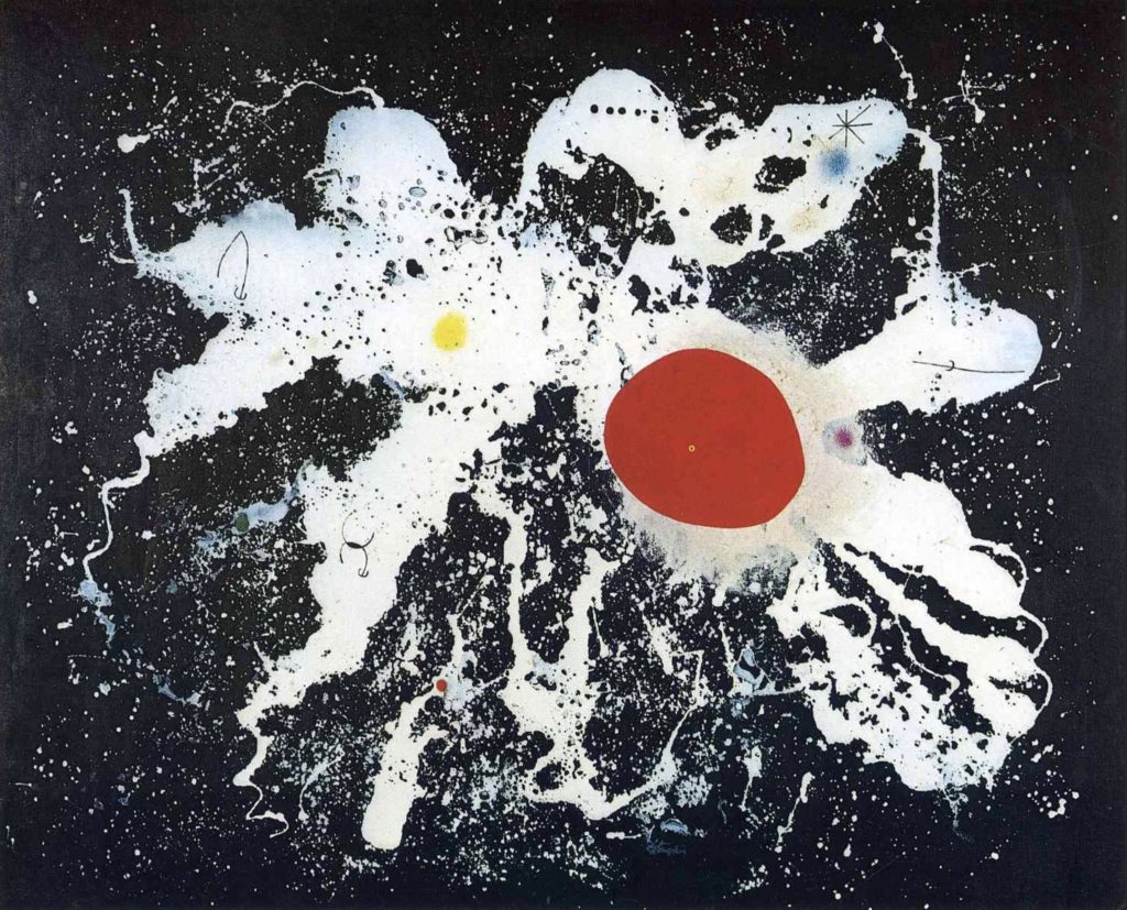 Le disque rouge de Joan Miro