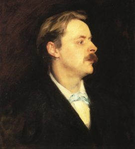 Portrait de Edmond Gosse par John Singer Sargent
