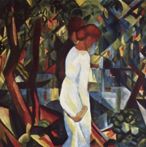 Couple dans le bois d’August Macke