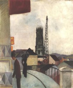 Cathédrale de Fribourg par August Macke