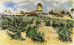 Le Moulin de Daudet par Van Gogh