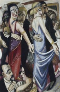 Dancing bar à Baden-Baden de Max Beckmann