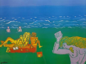 Plage verte de Walter Battiss