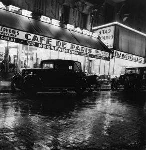 Le café de Paris par Roger Schall