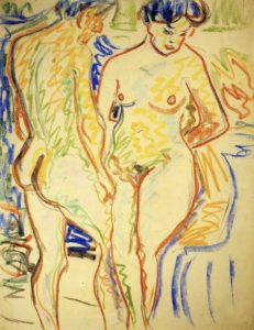 Couple par Ernst Ludwig Kirchner