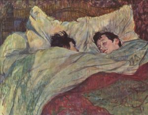 Au lit de Toulouse-Lautrec