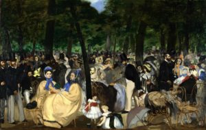 Musique aux Tuileries d’Edouard Manet