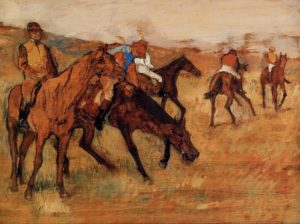 Avant la course d’Edgar Degas