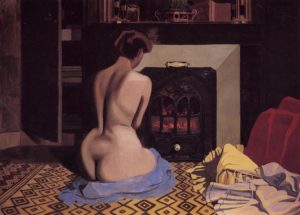 Nu à la cheminée de Félix Vallotton