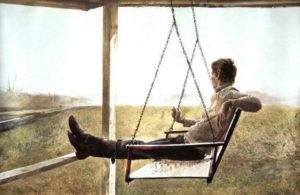 The swinger By Andrew Wyeth
