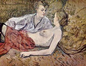 Deux amies de Toulouse-Lautrec