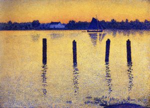 Voiliers sur l’Escault de Théo Van Rysselberghe