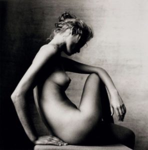 Amber Valletta by Irving Penn