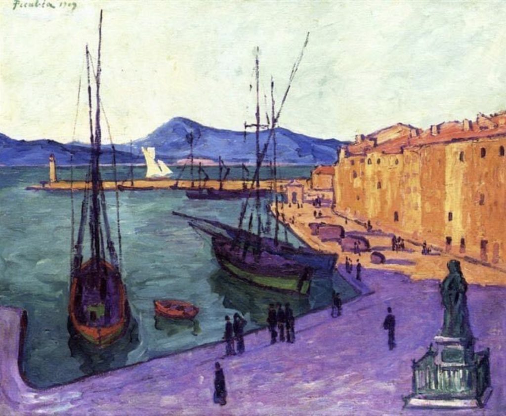 Port de Saint-Tropez par Francis Picabia