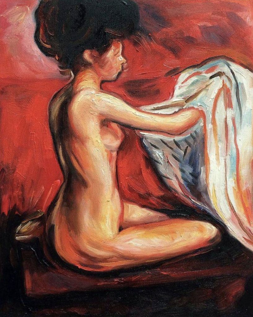 Nu féminin d’Edvard Munch