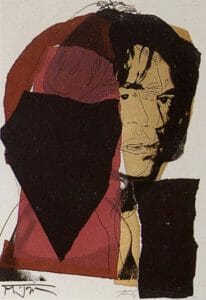 Mick Jagger by Andy Warhol