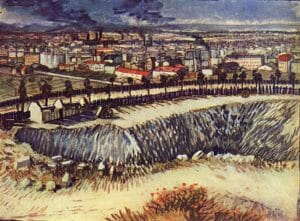 Périphérie de Paris près de Montmartre par Vincent Van Gogh