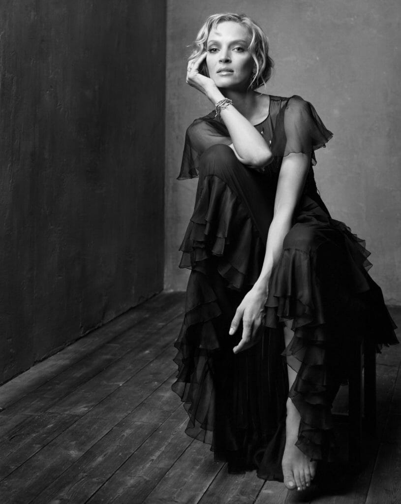 Portrait d’Uma Thurman  par Mark Seliger