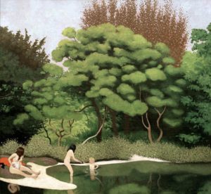 Paysage en sous-bois de Félix Vallotton