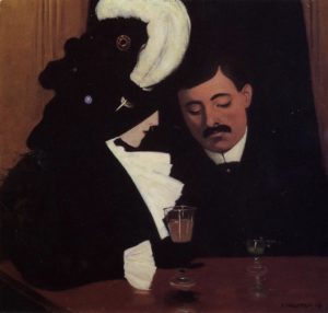 Au café par Félix Vallotton