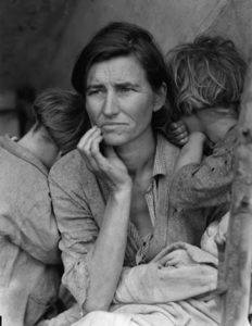 Mère migrante de Sabine Weiss