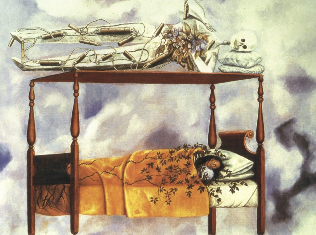Le rêve par Frida Kahlo
