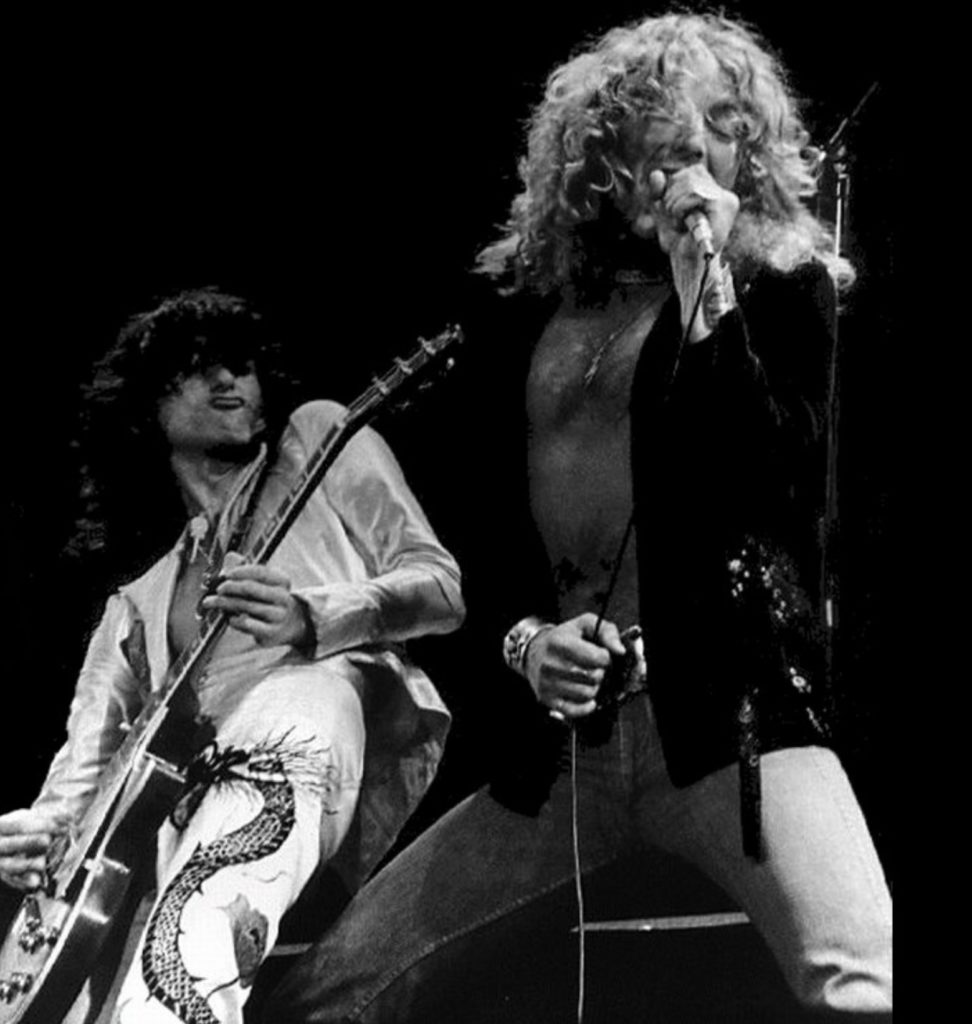 Jimmy Page et Robert Plant par Annie Leibovitz