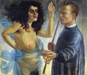 Autoportrait avec Muse d’Otto Dix