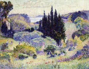 Cyprès par Henri-Edmond Cross