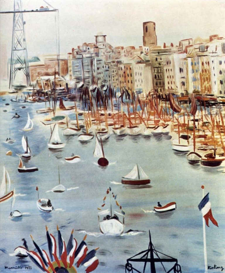 Marseille par Moïse Kisling