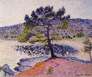 La plage, le soir par Henri-Edmond Cross