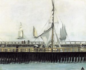 Jetée de Boulogne par Édouard Manet