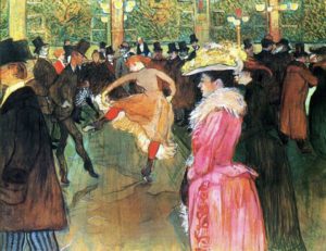 La danse au Moulin Rouge d’Henri de Toulouse-Lautrec