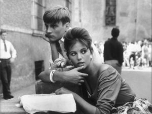 Claudia Cardinale et Jacques Perrin dans La fille à la valise de Valerio Zurlini