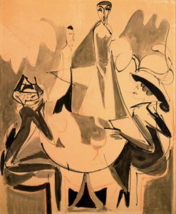 Café chantant II d’Ernst Ludwig Kirchner