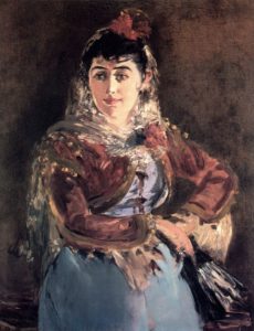Portrait d’Emilie Ambre dans le rôle de Carmen d’Edouard Manet