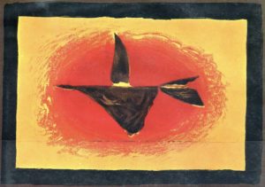 Au coucher du soleil, bird XVI de Georges Braque