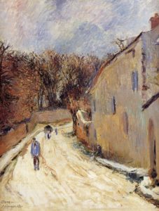 Osny, rue de Pontoise par Paul Gauguin