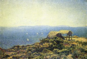 Île du Levant par Théo Van Rysselberghe