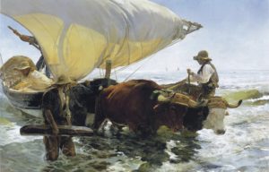 Retour de pêche par Joaquín Sorolla y Bastida
