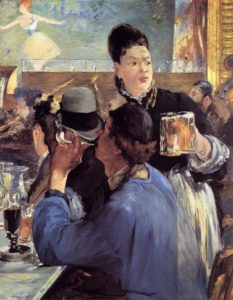 Café-concert par Édouard Manet