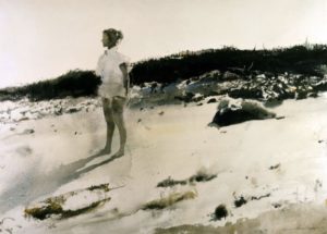 Carol sur la plage d’Andrew Wyeth