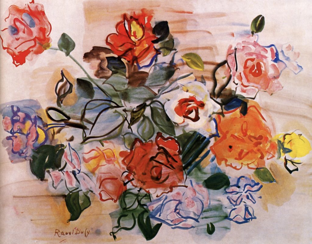 Bouquet de roses de Raoul Dufy