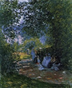 Parc Monceau par Claude Monet