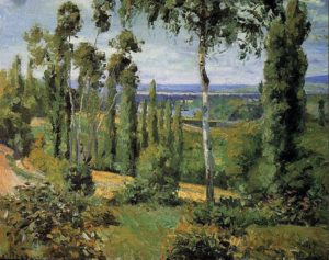 La campagne du côté de Conflans Sainte-Honorine par Camille Pissarro